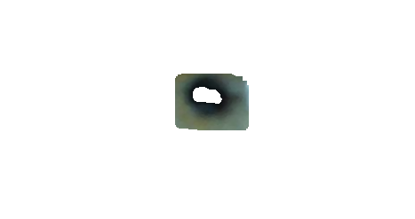 Pixel selection near outline of the pupil.